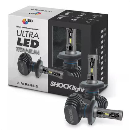 Imagem de Ultra Led Shocklight 10K Lumens H1 H3 H7 H8 H11 Hb3 Hb4 H27