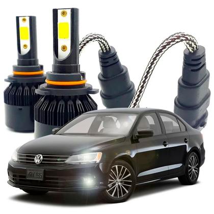 Imagem de Ultra Super Led Farol Milha Vw Jetta 07-14 7800 Lm Code HB4 6000K