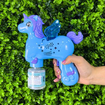 Imagem de Unicórnio de Bolhas com LED  Brincadeira Iluminada