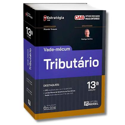 Imagem de Vade-Mécum Tributário - Estratégia - OAB - 13ªEd - Estude Com Quem Mais Entende