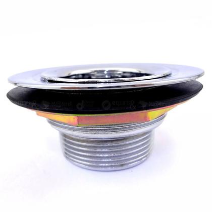 Imagem de Válvula americana p/ pia cromada c/ cesto metal 3.1/2 x 1.1/2 257 - pison