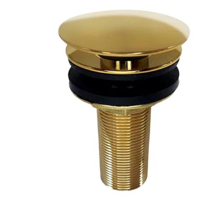 Imagem de Válvula Click Dourada 7/8 Em Metal Para Bancadas E Cubas