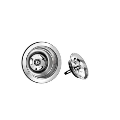 Imagem de Válvula de Escoamento para Cozinha 4.1/2" sem Escape em Aço Inox e Polipropileno Docol