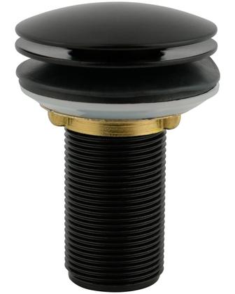 Imagem de Válvula Ralo Click Preto Fosco Pia Lavatório Cuba Metal