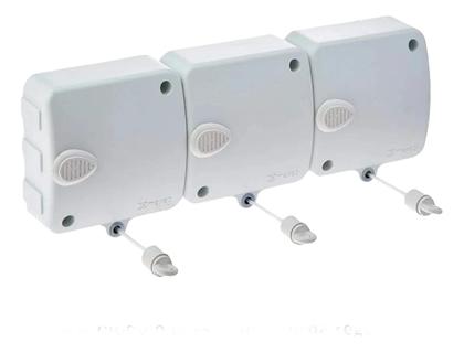 Imagem de Varal Modular Stendmax Branco Recolhe Automático 3 Módulos 6 metros Cada