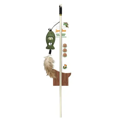 Imagem de Varinha com Peixe de Catnip para Gatos