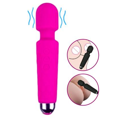 Imagem de Varinha Magica Vibrador Massageador Estimulador de Clitóris Recarregável Silencioso