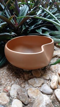 Imagem de Vaso Ceramica Mocha Mousse Acabamento Fosco - 30x16