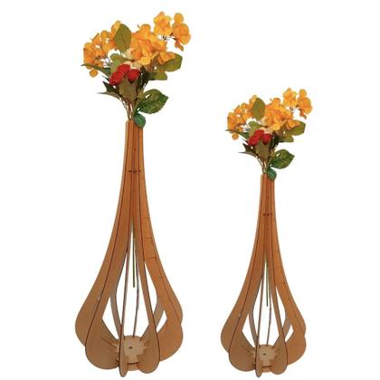 Imagem de Vaso de Chão Decorativo Grande MDF IBIZA