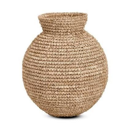 Imagem de VASO DECORATIVO EM FIBRA NATURAL MART 37cm