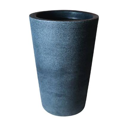 Imagem de  Vaso para plantas e flores decorativo Coluna Redondo Cone modelo  grafiato Tamanho PP 28x23