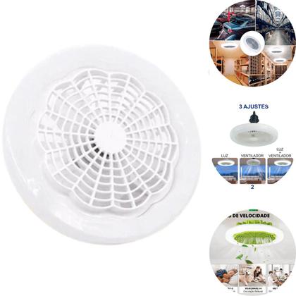 Imagem de Ventilador Lustre Teto 36w Com Luzes Integradas Com Soquete e27