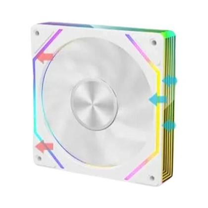 Imagem de Ventoinha De Resfriamento Para Gabinete De Computador 12CM ARGB Ice Whale IW-4MAX Prism 7PRO Espelho