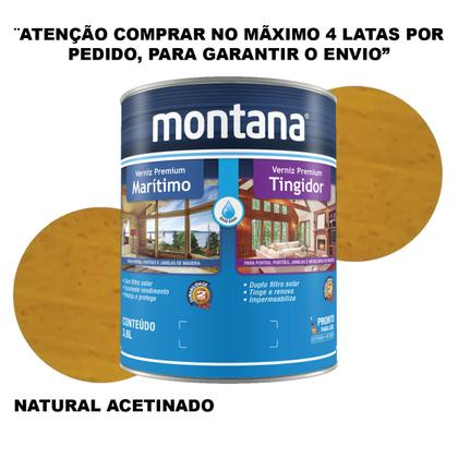 Imagem de Verniz base água marítimo tingidor premium 900ml montana cores