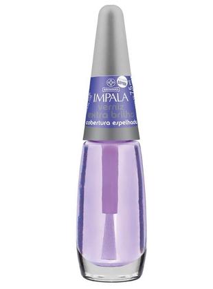 Imagem de Verniz Extra Brilho Cobertura Espelhada, Impala Cosmeticos, Roxo 7,5ml