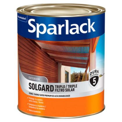 Imagem de Verniz Sparlack Triplo Filtro Solar Brilhante Para Madeira Natural 900ml - 5203098 - SPARLACK