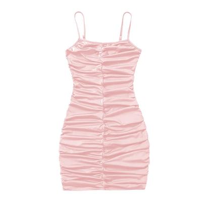 Imagem de Vestido feminino SOLY HUX com alça espaguete Cami Bodycon rosa 12-13Y