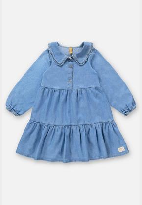 Imagem de Vestido Jeans Infantil  Up Baby