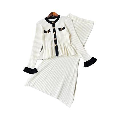 Imagem de Vestido Maxi Tricotado Elegante Com Decote Em V E Cintura Ajustada Para Mulheres Vestido Bodycon