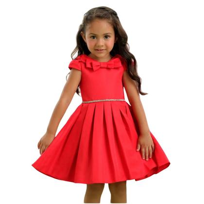 Imagem de Vestido Petit Cherie Vermelho Com Cinto Em Strass Summer