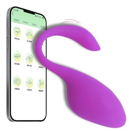 Imagem de Vibrador Feminino Bluetooth Controlado Por App 10 Modos de Vibração - Sex Shop