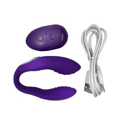 Imagem de Vibrador Para Casais Com Controle Remoto Dupla Penetração Vaginal Anal