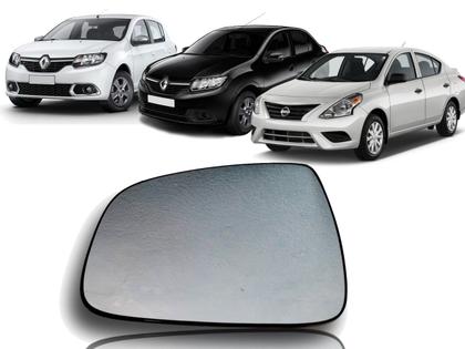 Imagem de Vidro Lente Retrovisor Logan Sandero Versa 15 Até 20 Esquerdo RN034C