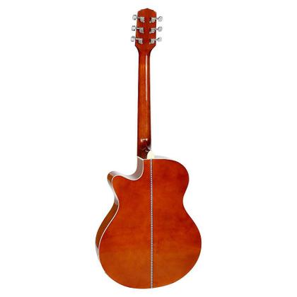 Imagem de Violão Eletroacústico Mini Jumbo Aço Gsf1r Natural Fosco Giannini