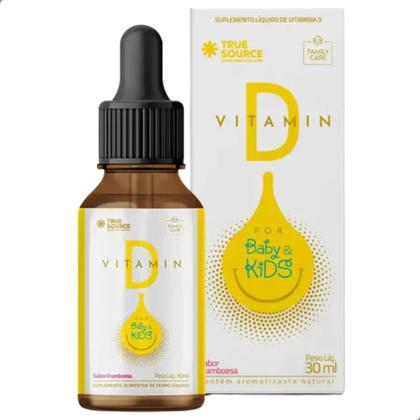 Imagem de Vitamin D 200UI For Kids e Baby Family Care 30ml True Source