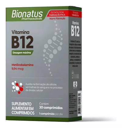 Imagem de Vitamina B12 Metilcobalamina 30comprimidos Bionatus