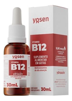 Imagem de Vitamina B12 - Metilcobalamina De Alta Absorção 30ml Yosen