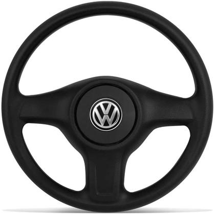 Imagem de Volante  Gol G5 Saveiro G5 Voyage G5 Fox todos sem arbag + Acionador Buzina Volkswagen Vw