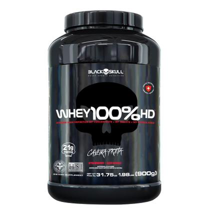 Imagem de Whey 100% hd black skull - 900g (wpc, wpi e wph)