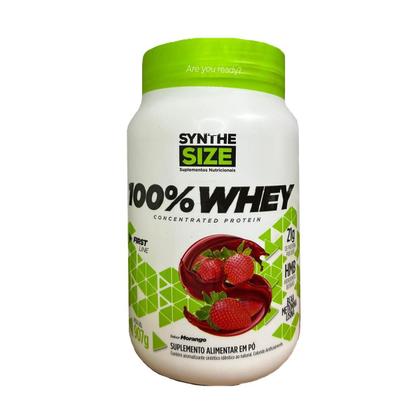 Imagem de Whey Protein Concentrado 100% Whey Sabor Morango 907G