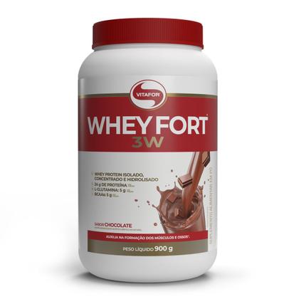 Imagem de Whey Protein Whey Fort 3W (900g) Vitafor