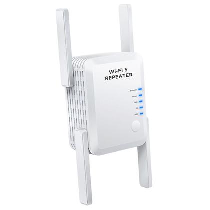 Imagem de Wifi Extender Wifi Range Extender 1200m 2.4g & 5g Reforço de Internet sem fio Repetidor de reforço de sinal sem fio com porta Ethernet Estender Internet Wifi