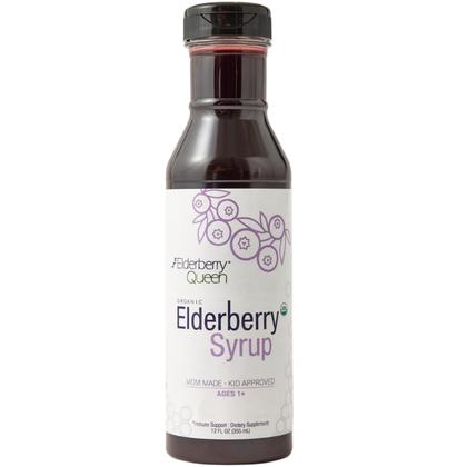 Imagem de Xarope de sabugueiro Elderberry Queen Organic 355ml Immune Support