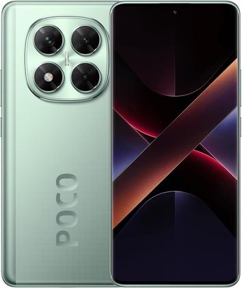 Imagem de Xiaomi Poco X7 verde com Certificação TÜV Rheinland, 12GB RAM e 512GB de Espaço