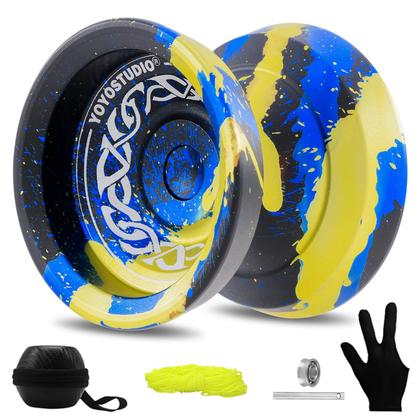 Imagem de Yoyo YOYOSTUDIO F25 Finger Spin Professional com kit de acessórios