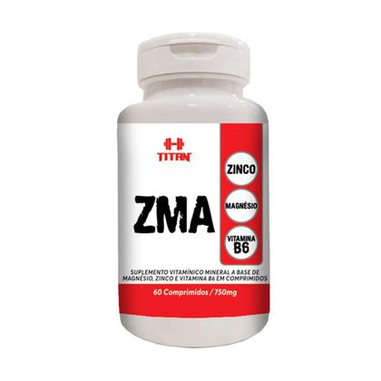 Imagem de ZMA Zinco/ Magnésio/ Vitamina B6 60 Comprimidos Titan