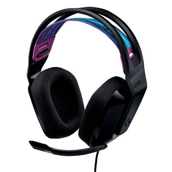 Imagem do produto Headset Gamer Logitech G335 3.5mm Driver 40mm Arco Ajustável em Magazine Luiza