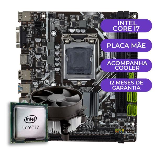 Imagem do produto Kit Upgrade, Processador Intel core i7 + Placa mãe 1155 em Magazine Luiza