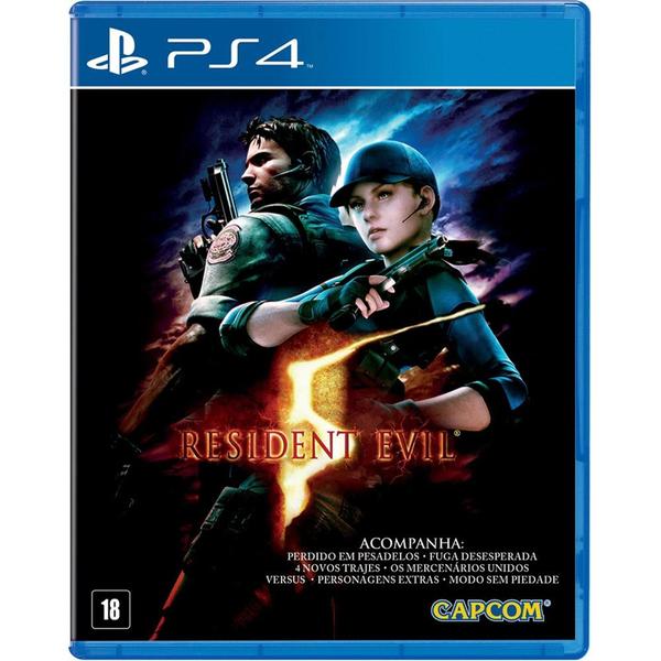 Imagem do produto RESIDENT EVIL 5 PS4 - Físico em Magazine Luiza