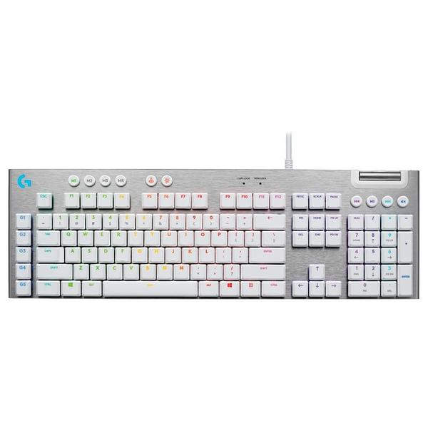 Imagem do produto Teclado Mecânico Gamer com fio Logitech G815 Switch Brown Tactile - Branco em Magazine Luiza